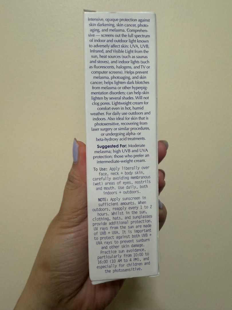 VMV Face Cover 45 (sunscreen) (Category: Face Care) located in Paranaque City. Submitted by hellowooorld (Listing ID 1386490778, Image 2). Description: Excess stock only. 3 pairs on hand. All unused. Location: Parañaque MOP: BPI or Gcash MOD: Lalamove, Grab or Tres Marias .