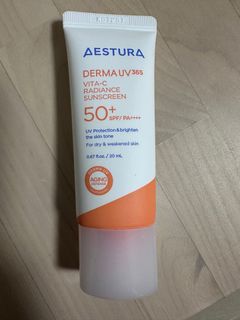 Aestura】維他命C提亮水潤防曬霜 Derma UV365 Vita-C Radiance Sunscreen 40ml64193777417603110