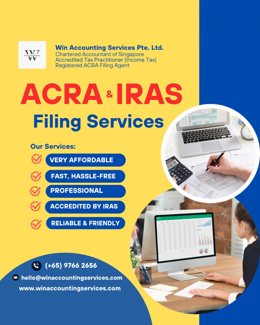 AFFORDABLE ACRA IRAS filing, Accounting Services, Tax, Company ...