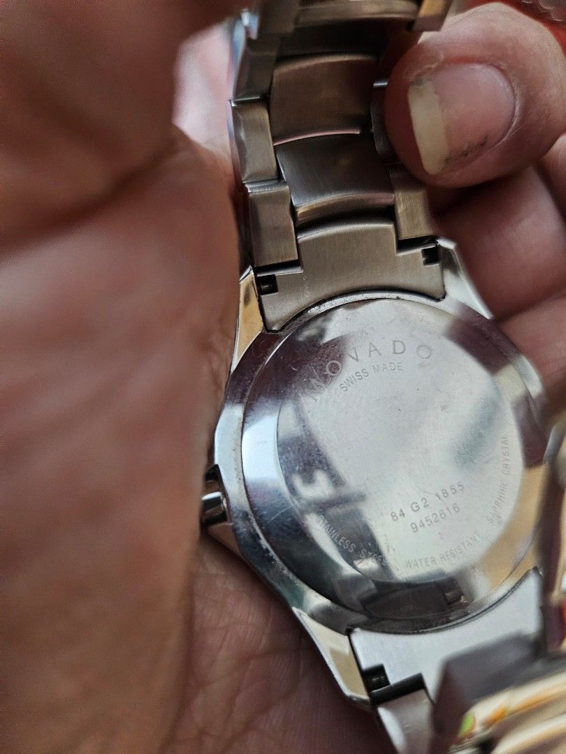 Authentic Movado Watch (Category: Luxury Watches) located in Antipolo. Submitted by frostymmer (Listing ID 1386772685, Image 3). Description: Authentic Movado Watch Watch only Fits up to size 16 cm No extra links.
