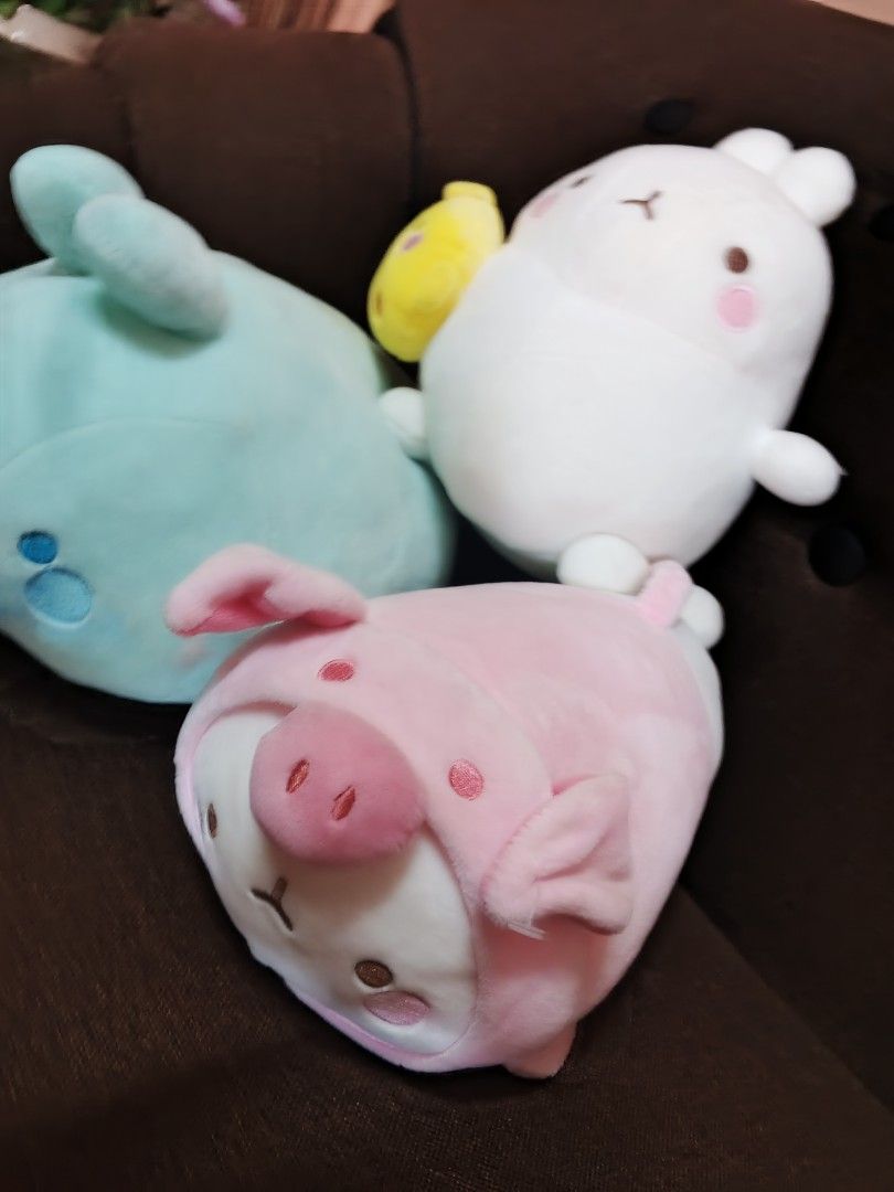 🐰BUNDLE MOLANG PLUSHIEES🐰 (Category: Plushies & Soft Toys) located in Caloocan City. Submitted by surplusandbnewshop (Listing ID 1386593452, Image 3). Description: .