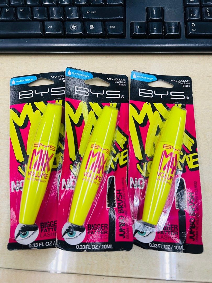 BYS MAX VOLUME MASCARA (Category: Makeup) located in Taguig. Submitted by secondoutlet (Listing ID 1386705797, Image 1). Description: BYS MAX VOLUME MASCARA ORIGINAL PRICE 599.00 SELLING PRICE 500.00 .
