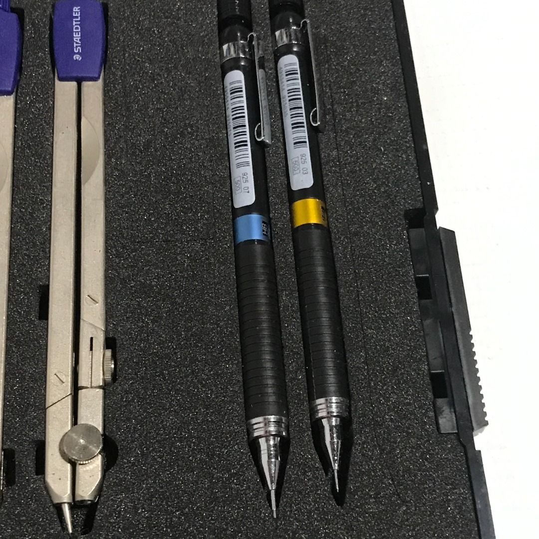 Staedtler Drawing Instrumentt #3942 (Category: Stationery & School Supplies) located in Malabon City. Submitted by mldg.surplus (Listing ID 1386622746, Image 3). Description: MLDG Surplus Reminder: •Expect minimal flaws such as stain, lint, scratches etc. •No reservation, we can accept your offer, but it doesn't mean that the item is reserved. •No other picture. All pictures are posted already. •Battery operated items does not included battery wh