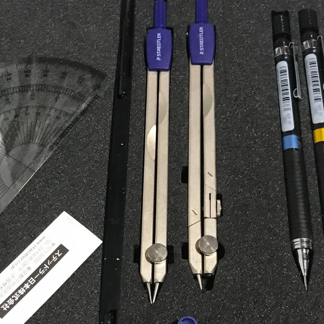 Staedtler Drawing Instrumentt #3942 (Category: Stationery & School Supplies) located in Malabon City. Submitted by mldg.surplus (Listing ID 1386622746, Image 2). Description: MLDG Surplus Reminder: •Expect minimal flaws such as stain, lint, scratches etc. •No reservation, we can accept your offer, but it doesn't mean that the item is reserved. •No other picture. All pictures are posted already. •Battery operated items does not included battery wh