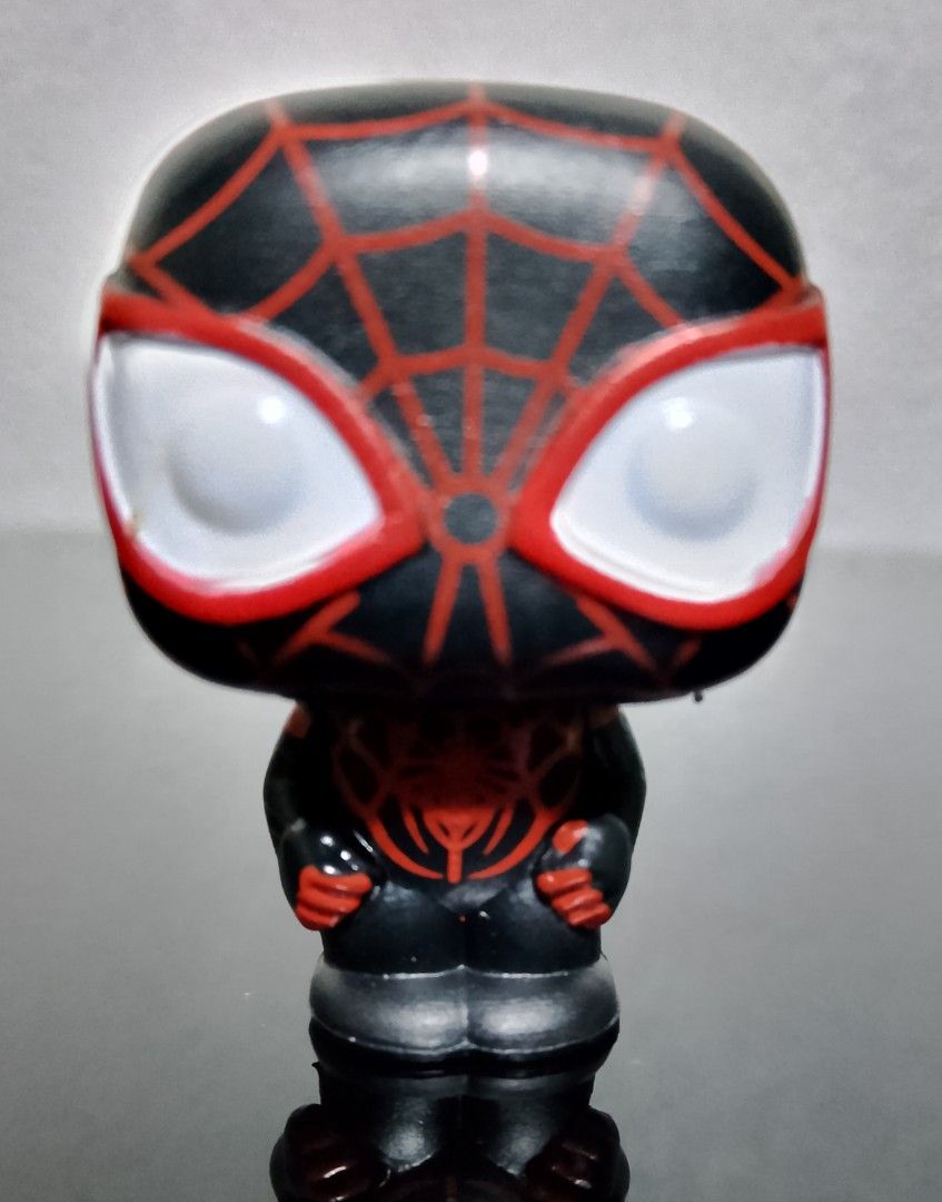 Funko Spiderman Miles Morales pint size (Category: Designer & Blind Box Toys) located in Paranaque City. Submitted by g-books-n-toys (Listing ID 1386668457, Image 1). Description: .