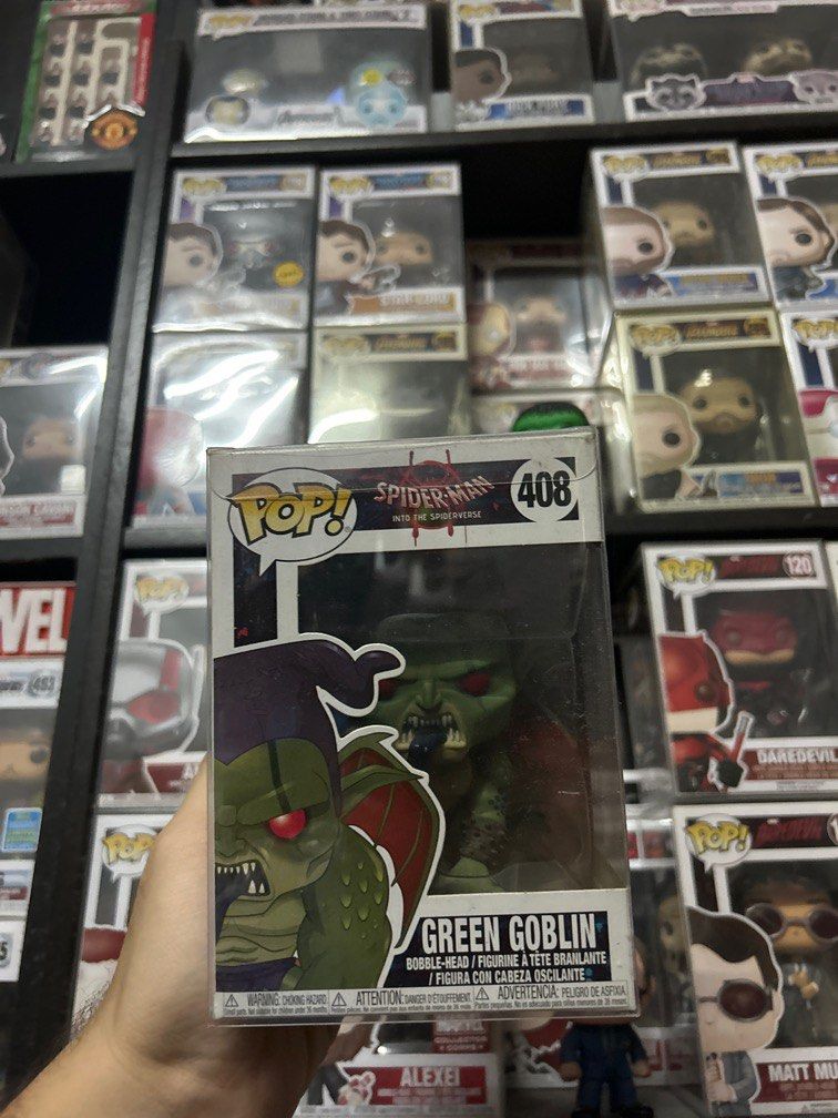 Green Goblin from Marvel Spider-Man Into the Spiderverse Funko Pop #408 ...
