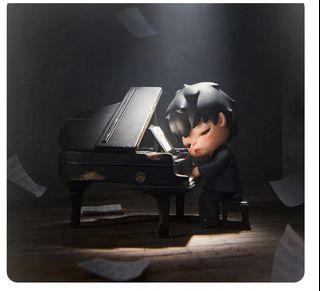 その他 HIRONO The Pianist Pop Mart Hirono The Pianist Figure - US