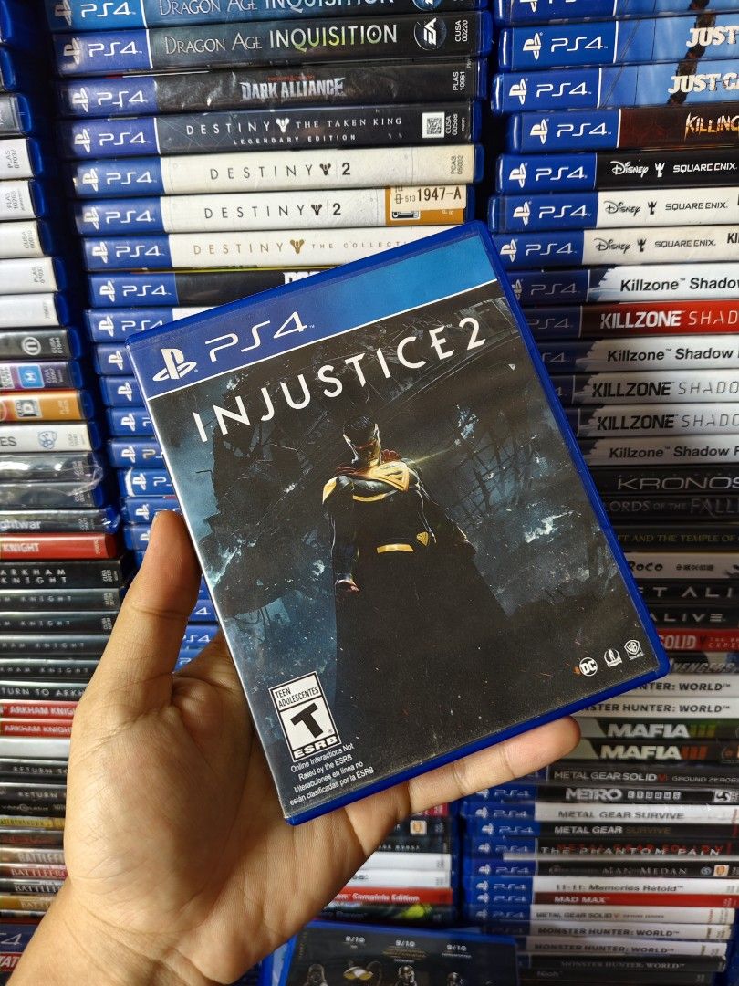 INJUSTICE 2 USED PS4 (Category: PlayStation) located in Manila. Submitted by mikkolosg20176 (Listing ID 1386603159, Image 1). Description: TRADE OR SALE GAME PRICE: 700 📍 SHIPPING OR PICKUP 📍 BAGUMBAYAN TAGUIG 📍PIN LOCATION: MCG PURPLE GAMING TAGUIG.