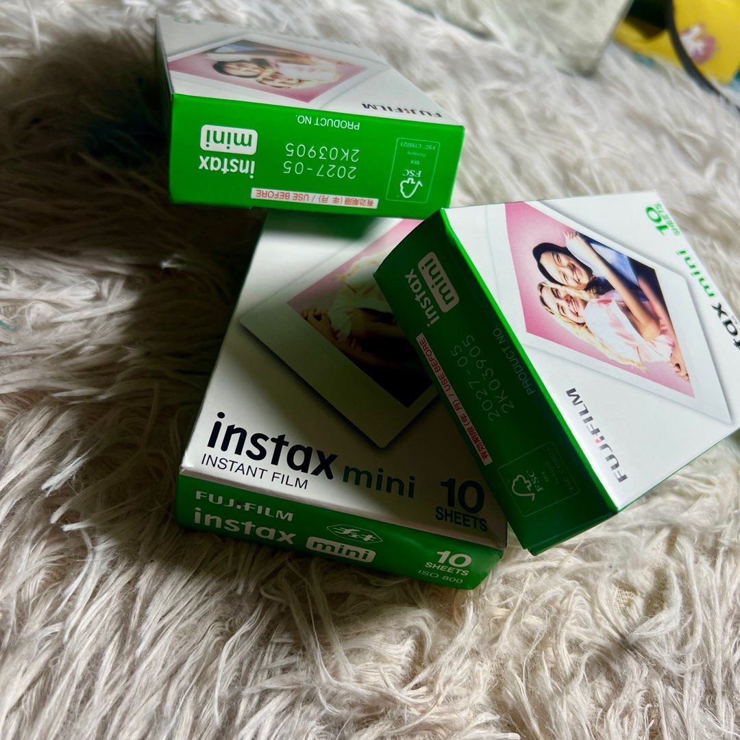 Instax Mini Film | FUJIFILM (Category: Other Photography Accessories) located in Makati City. Submitted by CameraHubPH (Listing ID 1386621301, Image 2). Description: 🎞️Instax Mini Film (10's) - Brandnew - 2027 expiration - ₱499 each - 3 box left .
