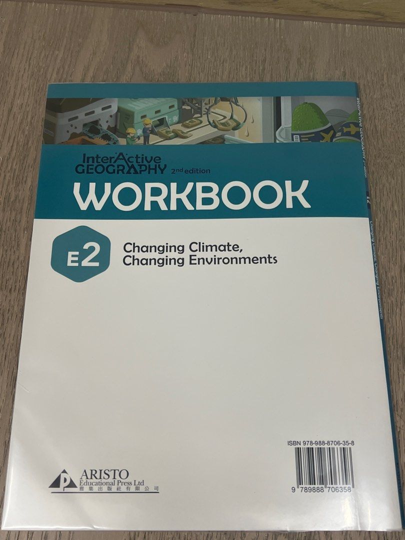 InterActive Geography Workbook E2 （分類：教科書）位於 Hong Kong。 由 hello966642 提交（商品編號 1386749956，圖片 2）。簡介： 有包書膠 做咗9成。