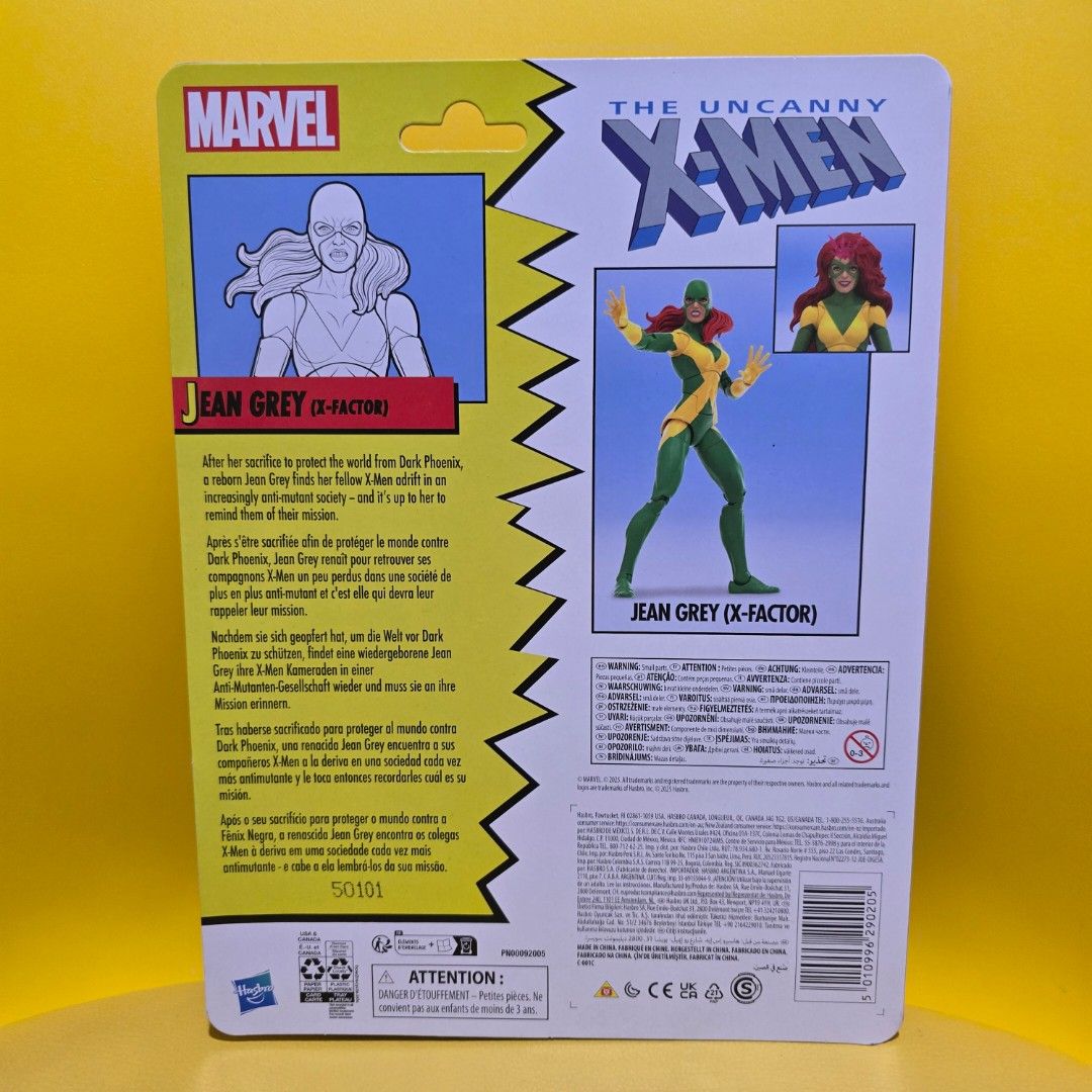 JEAN GREY X-FACTOR X-Men Retro Marvel Legends (Category: Figurines & Statues) located in Quezon City. Submitted by jasperstoyvault (Listing ID 1386605777, Image 2). Description: New and sealed. Bought and shipped from US. Box not guaranteed mint. Request photo if necessary. For pick up only via Lalamove or Grab Express. Novaliches QC area. BDO BPI GCash payment..