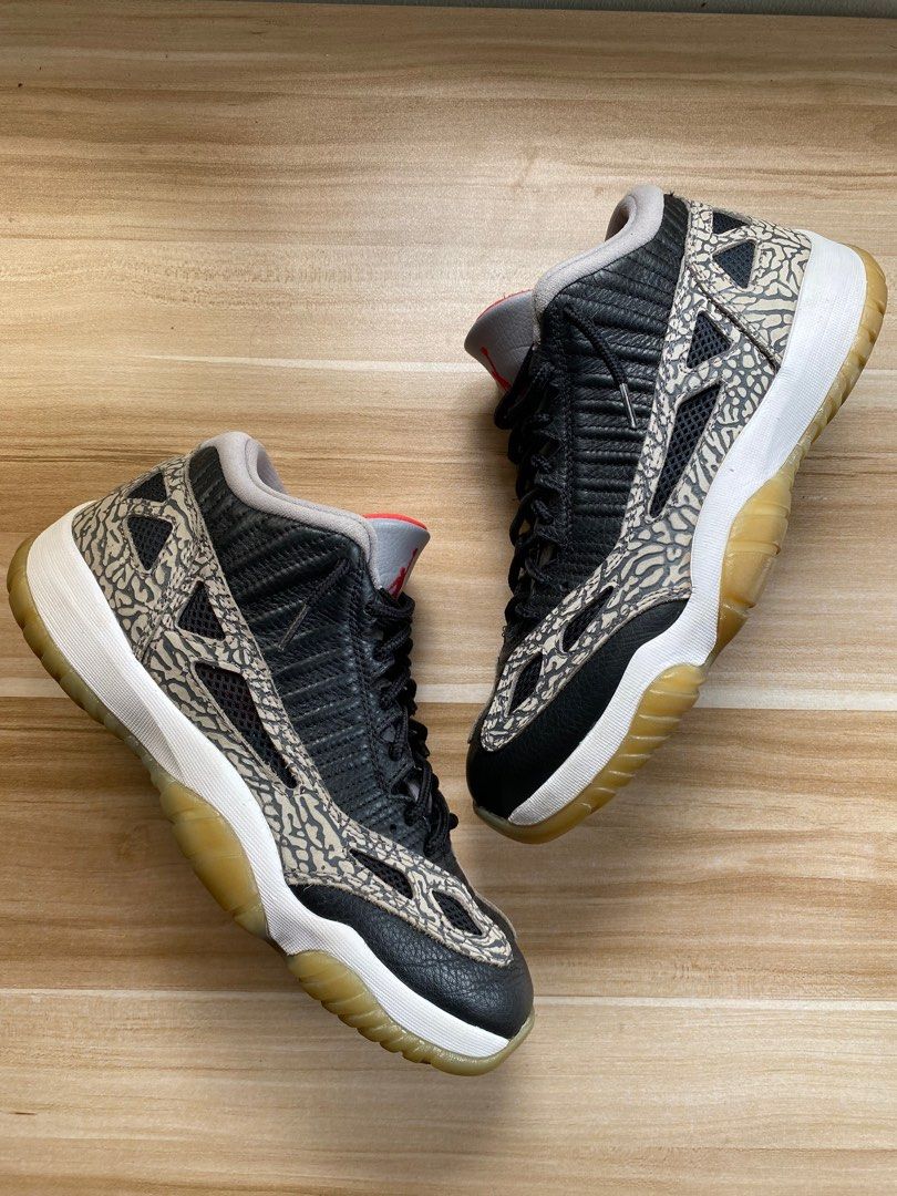 Jordan 11 IE black cement US 10 (Category: Sneakers) located in Carmona. Submitted by dm3nace (Listing ID 1386640041, Image 2). Description: Jordan 11 IE black cement US 10 Authentic/ pair only All intact Southwoods city Binan Laguna Pick up, rider courier, Jnt is also a delivery option .