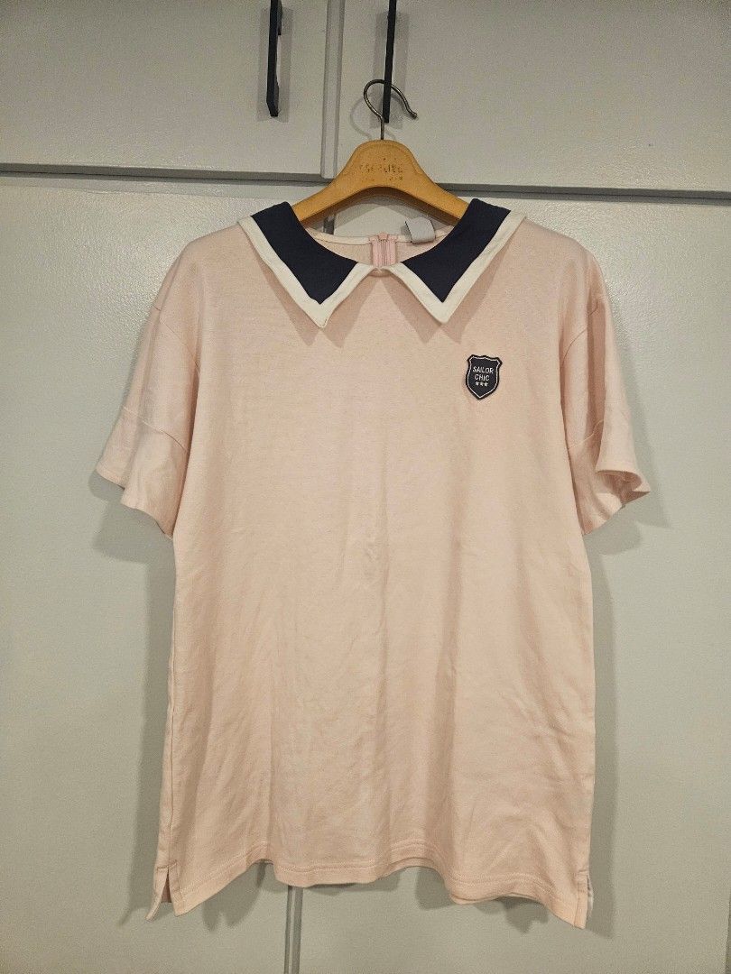 Korean pink sailor shirt (Category: Babies & Kids Fashion) located in Manila. Submitted by itzme7 (Listing ID 1386645199, Image 1). Description: .