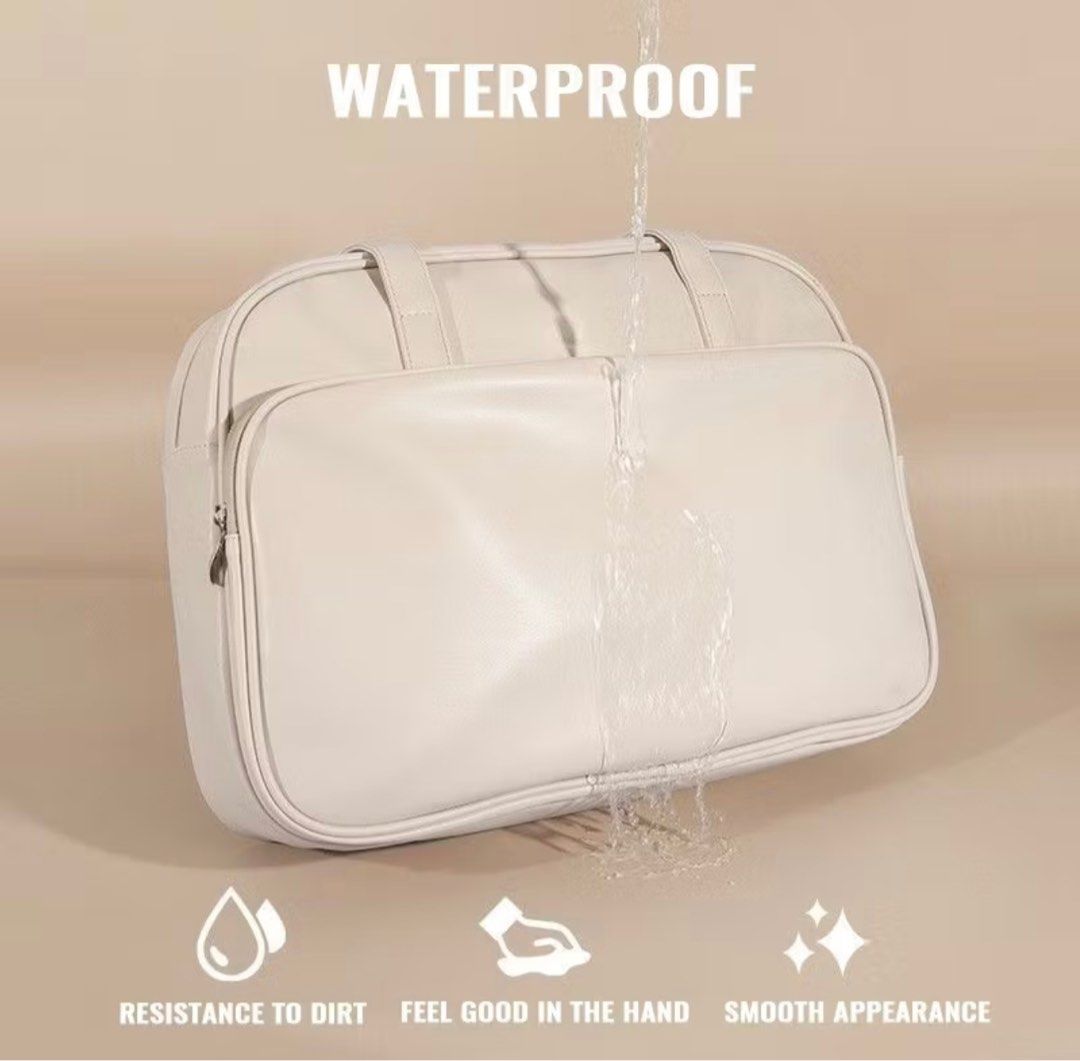 Large Capacity Tote/ School Bag (Category: Shoulder Bags) located in Manila. Submitted by reignix (Listing ID 1386740425, Image 2). Description: Color: White Capacity: Large, kasya 15 inch laptop RFS: Decluttering.