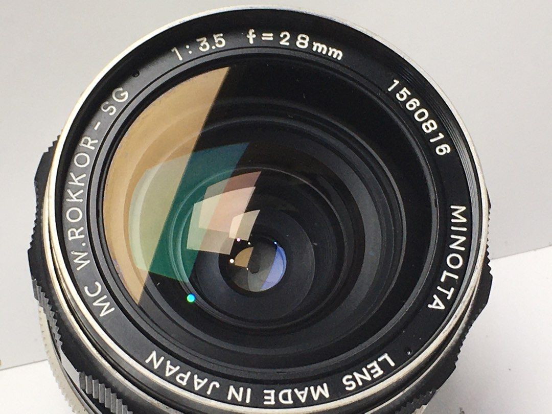 Minolta 28mmf3.5 MD mount (Category: Lens & Kits) located in Las Pinas. Submitted by film101 (Listing ID 1386659960, Image 2). Description: Minolta 28mmf3.5 MC w.Rokkor -SG Multicoated lens underrated lens but with good output Clean optics no signs of haze Aperture working Focusing good Sample photos upon rqst .