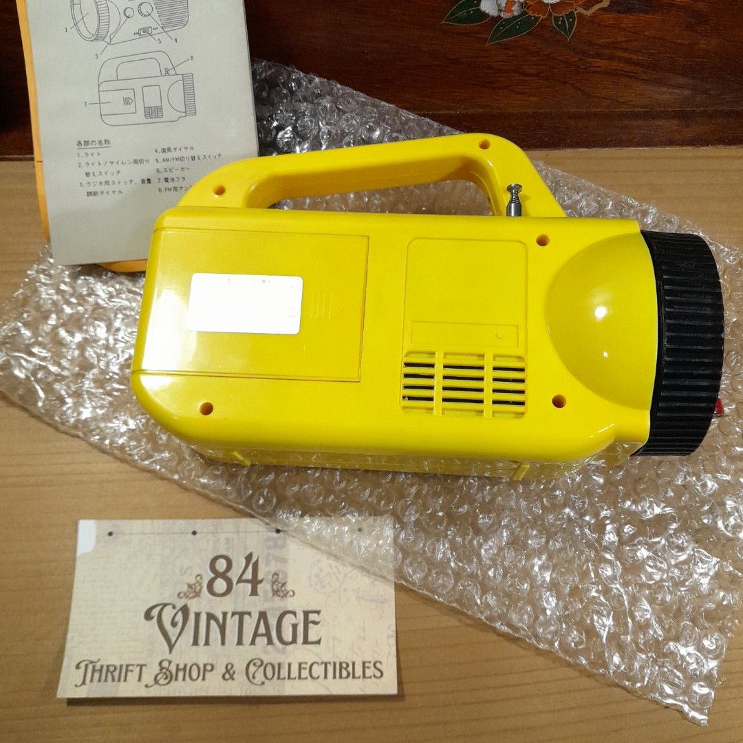 Flashlight Radio and Siren with Box (Category: Portable Music Players) located in Las Pinas. Submitted by 84vintage (Listing ID 1386700169, Image 3). Description: Box#4 Tested working. Great for emergencies and power interruptions. Actual photos posted. Please examine them carefully as they are part of the description. --📌 MUST READ Before Dealing with us 📌-- ⚠️Price is posted. No lowballs please. ⚠️Vintage items are only sold As Is Where Is. I