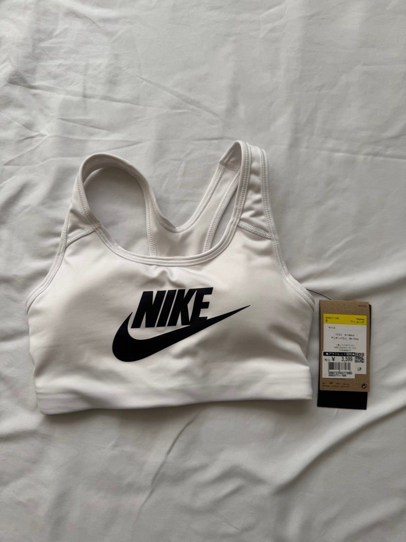 Nike Sports Bra (Category: Activewear) located in Quezon City. Submitted by declutterxfaye (Listing ID 1386621215, Image 1). Description: Bought in Japan. Size is too small for me. Selling P1299 each, if both I can give to 2,500.