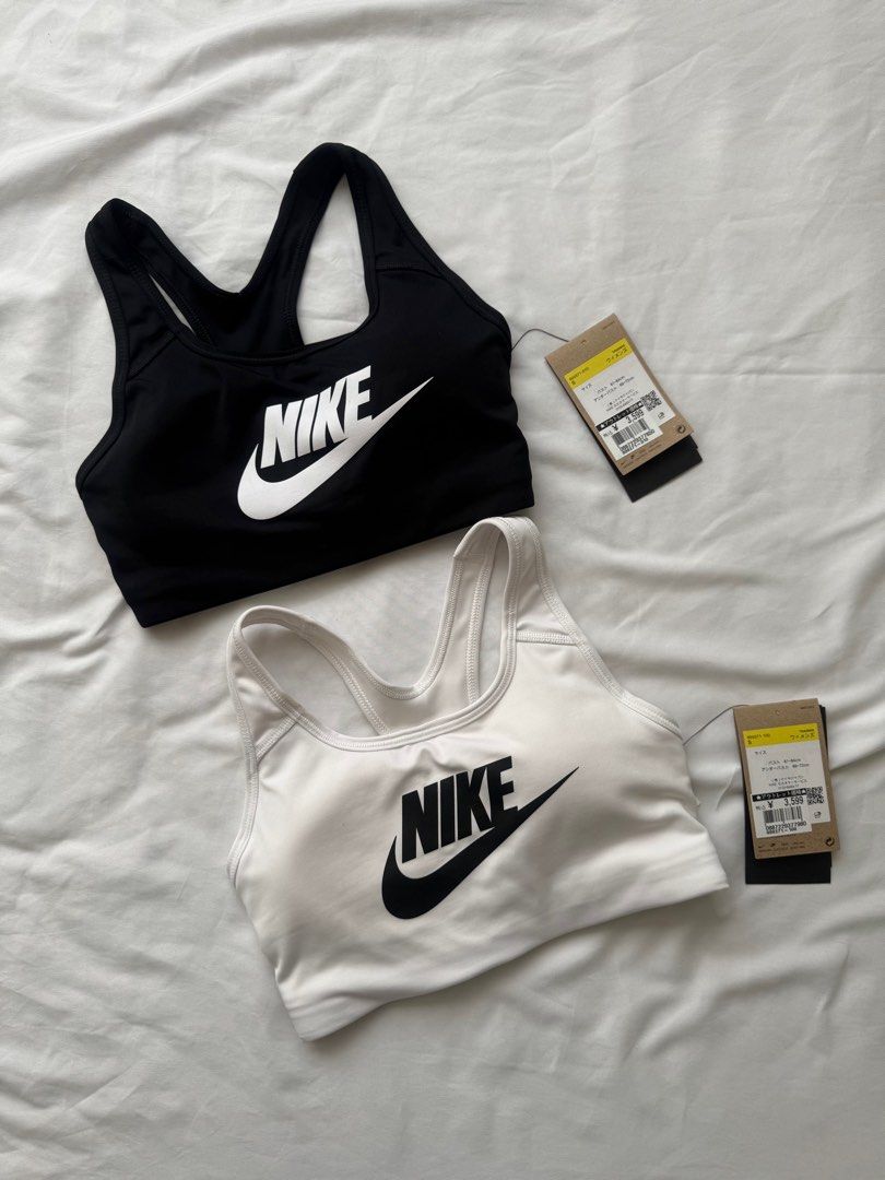 Nike Sports Bra (Category: Activewear) located in Quezon City. Submitted by declutterxfaye (Listing ID 1386621215, Image 3). Description: Bought in Japan. Size is too small for me. Selling P1299 each, if both I can give to 2,500.