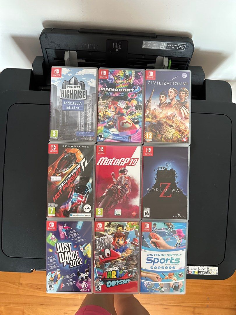 Nintendo Switch game Project high rise / Mariokart / Civilization VI ...