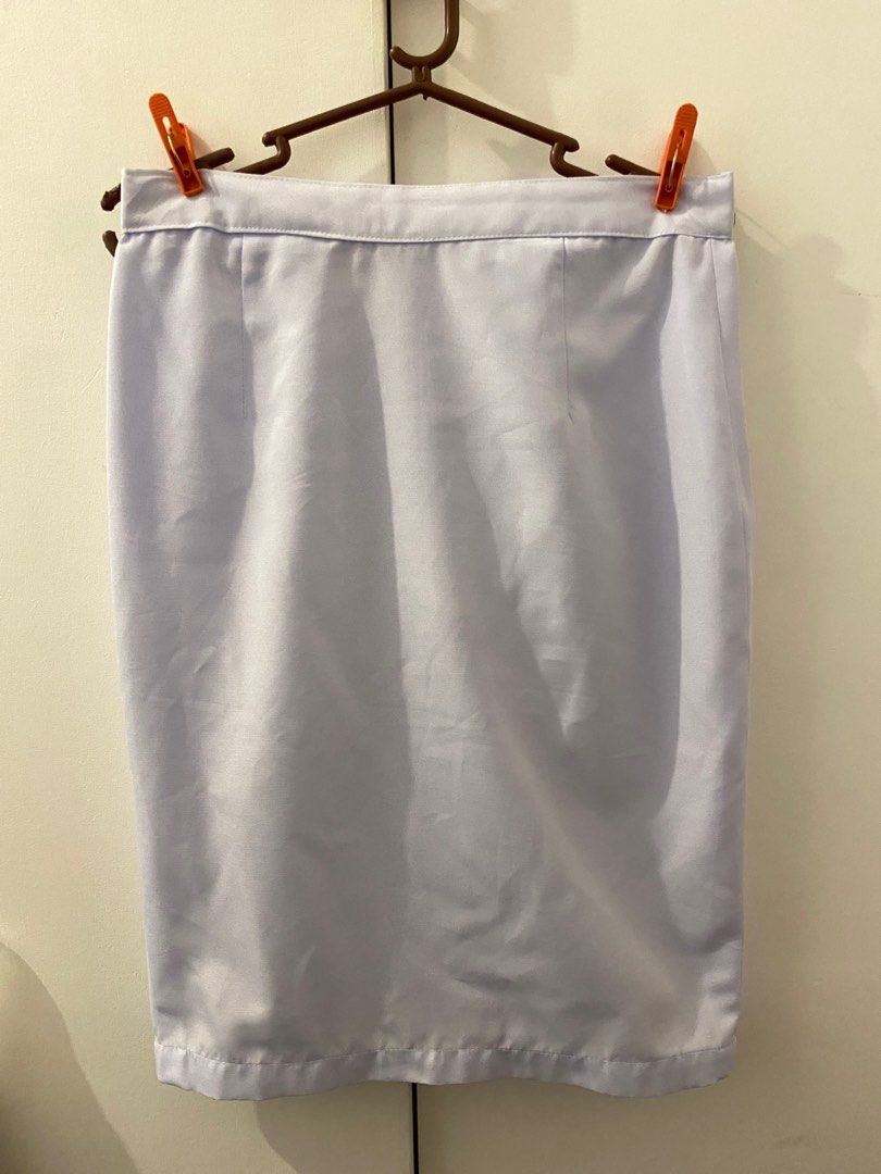 OLFU Pharmacy Uniform (Category: Blouses) located in Quezon City. Submitted by helloberryu (Listing ID 1386602277, Image 2). Description: 📣 FOR SALE: OLFU BS Pharmacy 1st - 2nd year uniform 👕 Size 28 (can fit small to medium) 🧸 3 sets available — ₱1350 for 3 sets 📍 Quezon City.