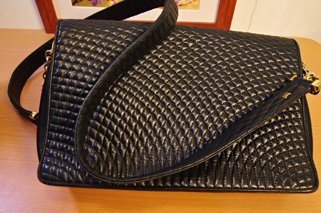 Preloved Authentic Bally Quilted Calfskin Leather Bag (Category: Luxury Bags & Wallets) located in Marilao. Submitted by ecabalfin13250 (Listing ID 1386678596, Image 1). Description: Preloved Bally Quilted Calf Skin Leather Bag Sourced from Japan sellers .