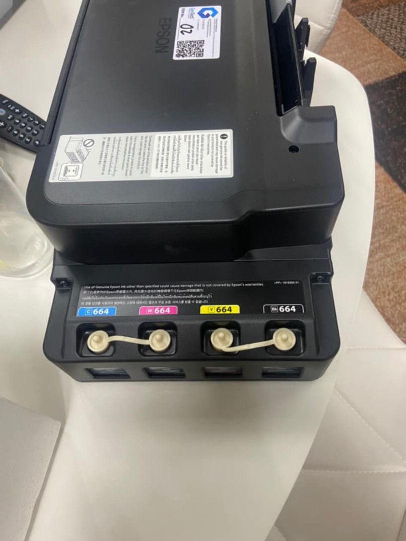 Pre-owned Epson EcoTank L121 Ink Tank Printer (Category: Printers, Scanners & Copiers) located in Quezon City. Submitted by marketing2025 (Listing ID 1386623090, Image 3). Description: LOOKING FOR AFFORDABLE SINGLE FUNCTION PRINTER Selling my Epson EcoTank L121 Ink Tank Printer Lightly used – still in excellent working condition! Perfect for home, school, or small office use High-quality prints at low ink cost Space-saving and reliable What’s Inc
