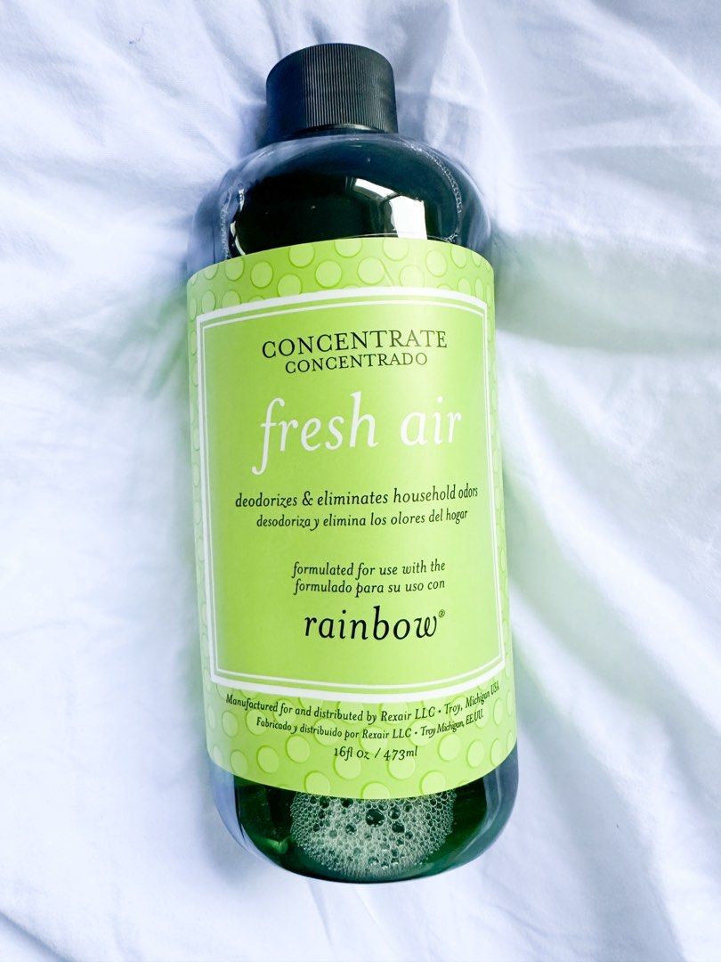 rainbow fresh air concentrate deodorizer for air purifier (Category: Cleaning Tools & Supplies) located in Antipolo. Submitted by crafts.etcetera (Listing ID 1386652335, Image 1). Description: new/unused original price ₱1880.