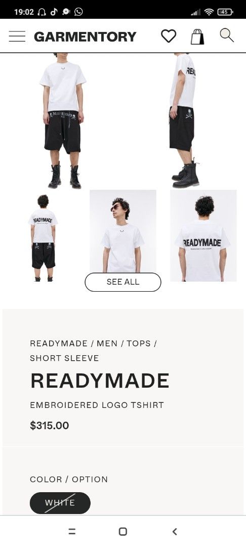 READYMADE SS SMILE TSHIRT (not neighborhood human made bape dime