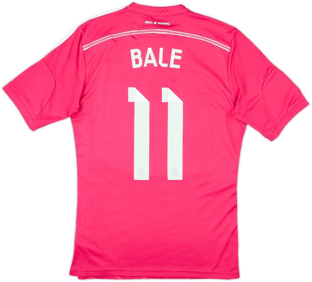 Real Madrid 14/15 away jersey (Category: Activewear) located in Singapore. Submitted by jerseyocean (Listing ID 1386643247, Image 1). Description: Selling for $30. Add $5 for any nameset. Add $5 for la liga patches. Size S to XXL available. $3 delivery fee..