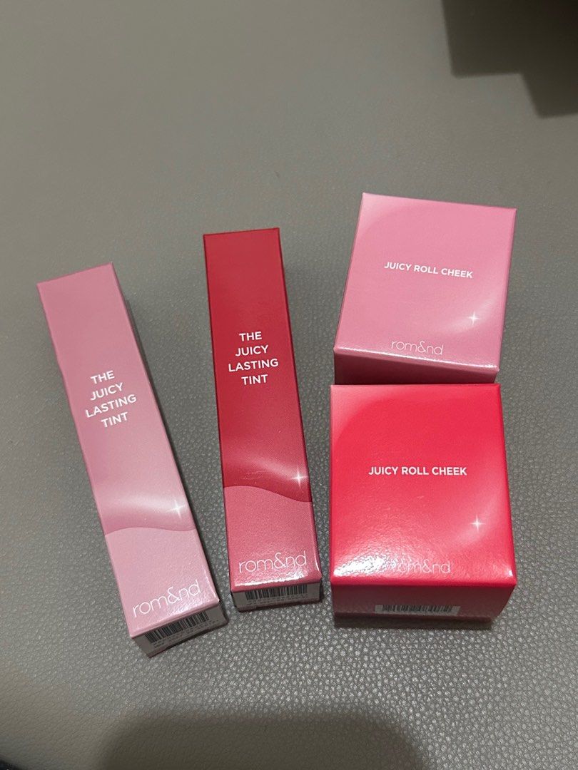 Romand Lip & Cheek Set (Category: Makeup) located in Manila. Submitted by jean_closet (Listing ID 1386599536, Image 1). Description: 700 for 1 lip & 1 cheek 1300 free sf is getting all.