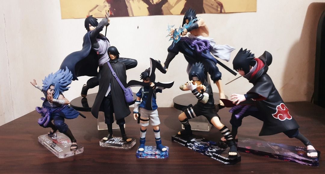 Sasuke Figure collection(Banpresto) (Category: Figurines & Statues) located in Caloocan City. Submitted by mercenaryrobot (Listing ID 1386638374, Image 1). Description: Lot Sale SASUKE Shrine collection(No Box) *Figure riser(square acrylic) not included Location: Deparo, Caloocan City Gcash and Lalamove transaction only.