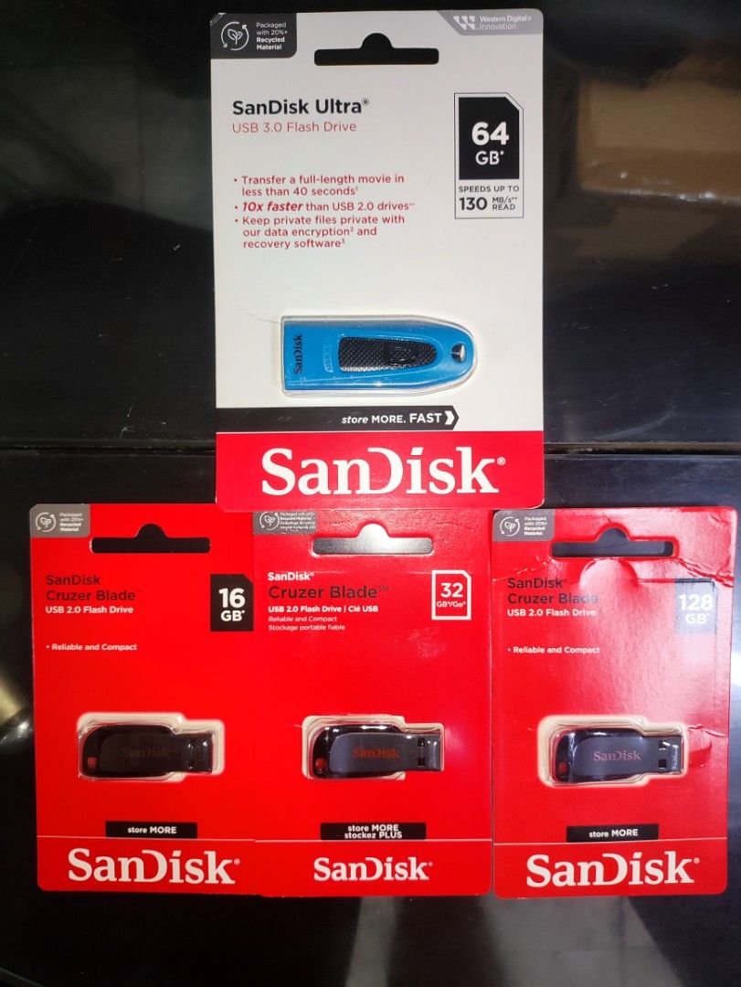 [SEALED ORIGINAL] SANDISK USB Flash Drive 32GB (Category: Hard Disks & Thumbdrives) located in Imus. Submitted by dracox_21 (Listing ID 1386600952, Image 2). Description: Imus, Cavite.