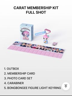 アイドルグッズ SEVENTEEN - SEVENTEEN CARAT MEMBERSHIP KIT SEVENTEEN 2020 5th SVT CARAT MEMBERSHIP KIT – K-POP BAZAAR