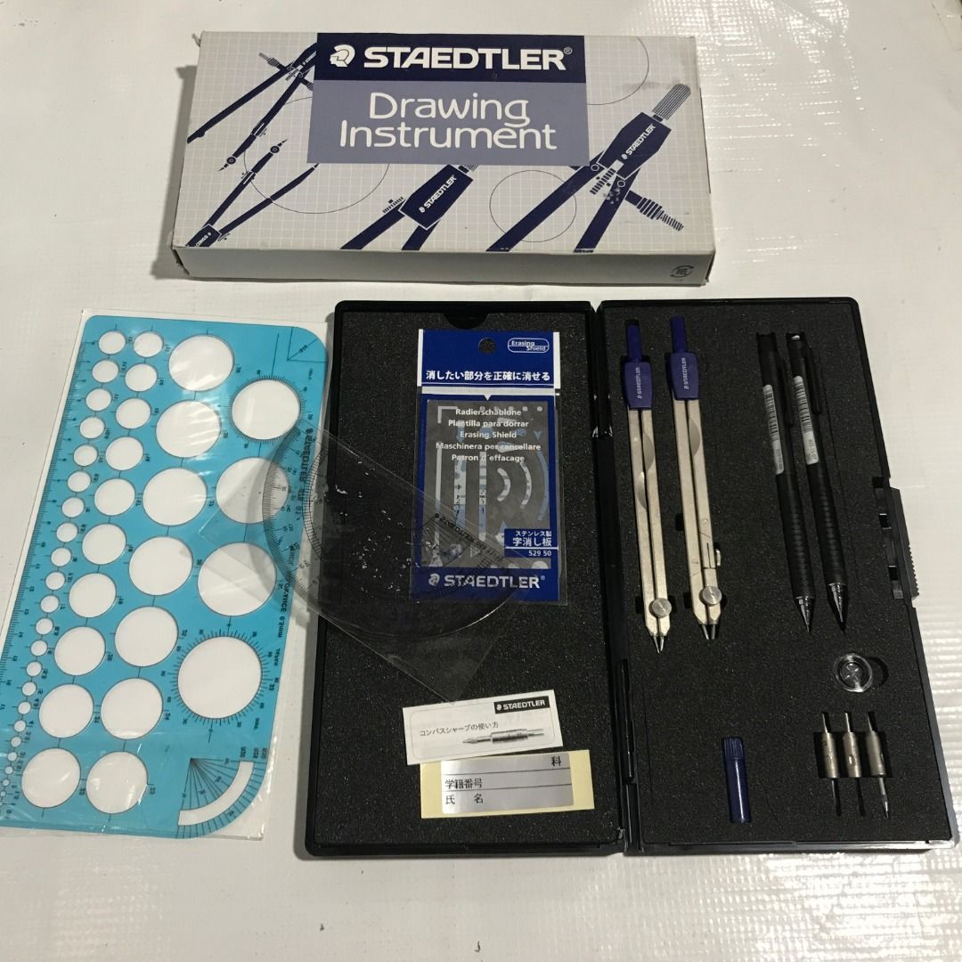 Staedtler Drawing Instrument #3941 (Category: Stationery & School Supplies) located in Malabon City. Submitted by mldg.surplus (Listing ID 1386622475, Image 1). Description: MLDG Surplus Reminder: •Expect minimal flaws such as stain, lint, scratches etc. •No reservation, we can accept your offer, but it doesn't mean that the item is reserved. •No other picture. All pictures are posted already. •Battery operated items does not included battery whe
