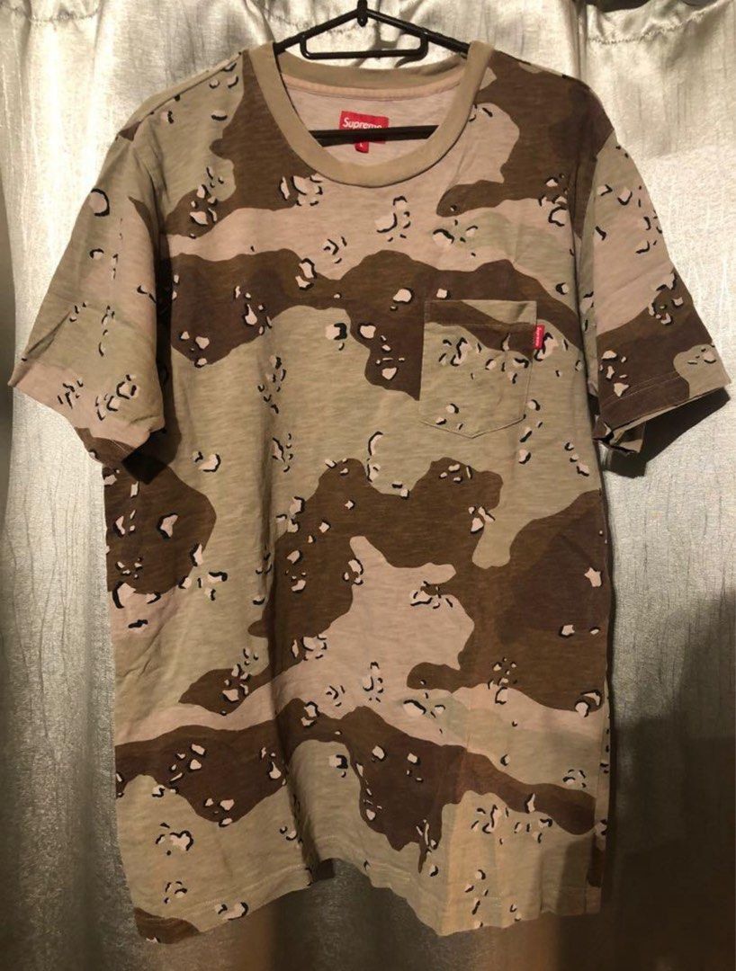 Supreme desert Camo Pocket Tee - Size L (Category: Tshirts & Polo Shirts ) located in Paranaque City. Submitted by 002047 (Listing ID 1386777494, Image 1). Description: Supreme desert Camo Pocket Tee - Size L Same as new. 3500 peso. Meet up at makati,Pasay or bgc. Delivery fee should by buyer.thanks!!!.
