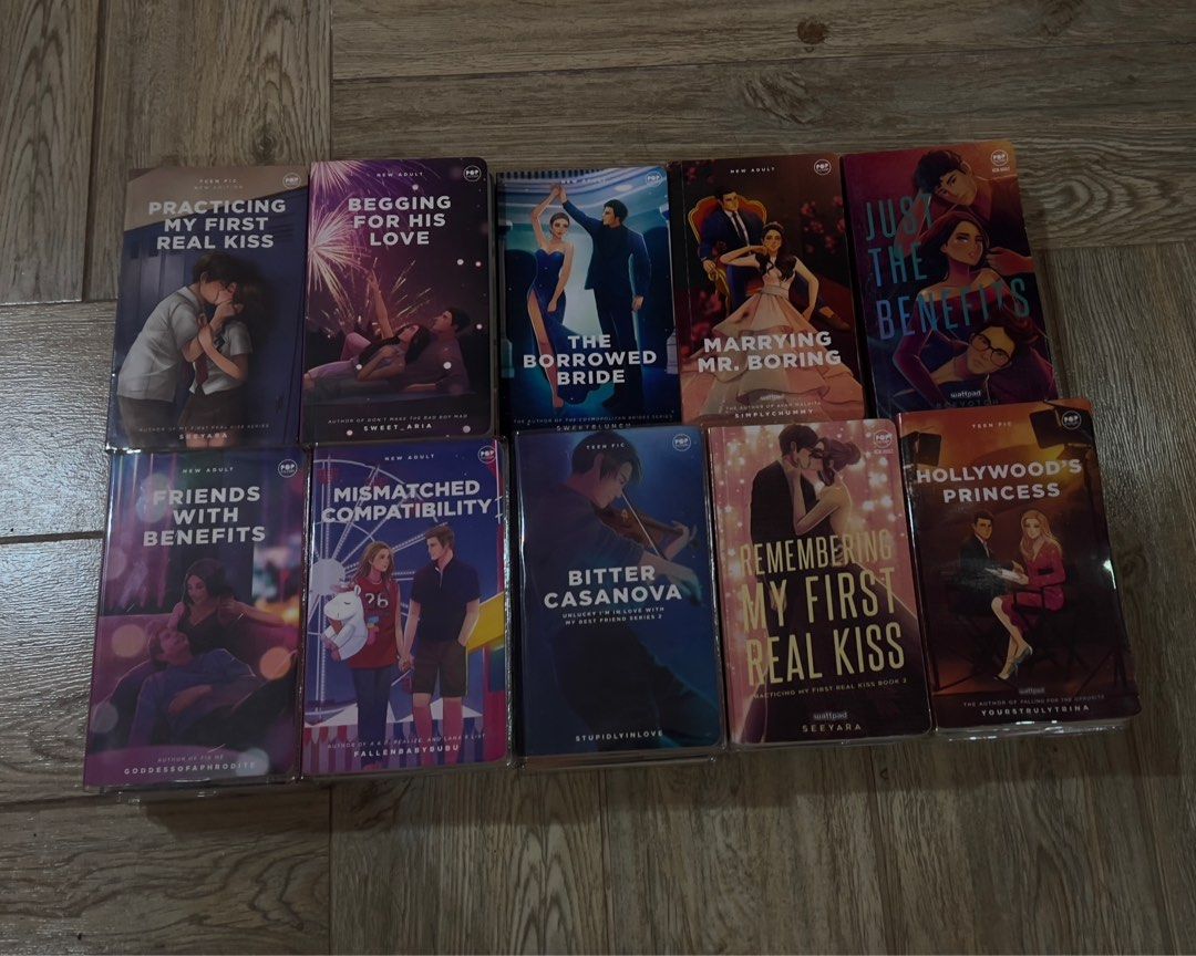Wattpad books sale (Category: Storybooks) located in Manila. Submitted by lanaria (Listing ID 1386704602, Image 1). Description: - ALL are well taken care of, has covers and COMPLETE BOOKMARKS - no lowballing, selling them for a low price already so fixed price. - rfs: outgrew them - most of them are 10/10 condi - if bundle/take all 3,500. .