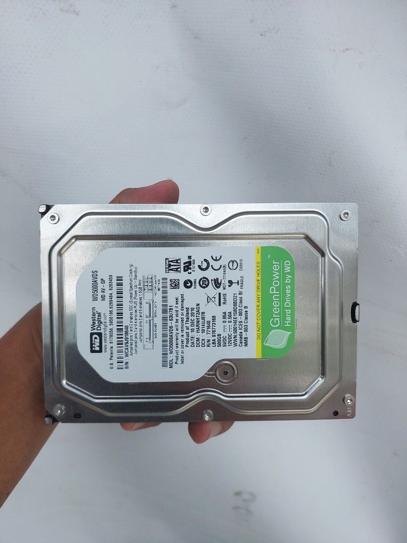 Western Digital Video hard drive Pullout from recording network 500gb storage 450php (Category: Hard Disks & Thumbdrives) located in Quezon City. Submitted by jpnvintageonline (Listing ID 1386621484, Image 2). Description: Western Digital Video hard drive Pullout from recording network 500gb storage 450php.
