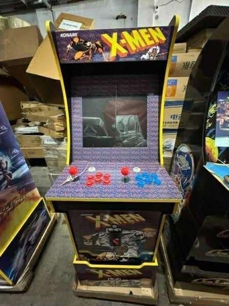 XMEN UPRIGHT VIDEO GAME ARCADE (Category: PlayStation) located in San Pablo. Submitted by vennisa.sportssupplies (Listing ID 1386599631, Image 1). Description: X-MEN UPRIGHT VIDEO GAME - 53,400 Product details: ✔ Size: W71*D74.5*H174cm ✔ Display: 26inch LCD ✔ Material: MDF Wood ✔ Voltage: 110V/220V ✔ Weight: 100KG ✔ Player: Two ✔ Color: As picture ACCEPTED PAYMENT METHODS: ✅CASH ✅GCASH ✅BANK TRANSFER ✅DATED CHECK ✅CREDIT CARD FOR CREDIT CARD PAYM
