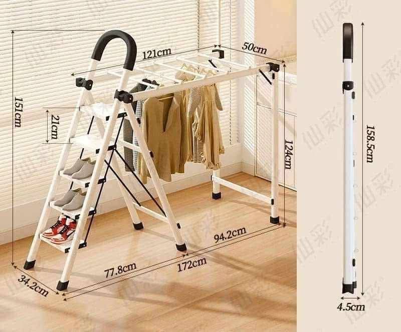 5 layer ladder with hanging rack (Category: Ladders & Steps) located in Manila. Submitted by jelai.cybyb (Listing ID 1386784397, Image 1). Description: .