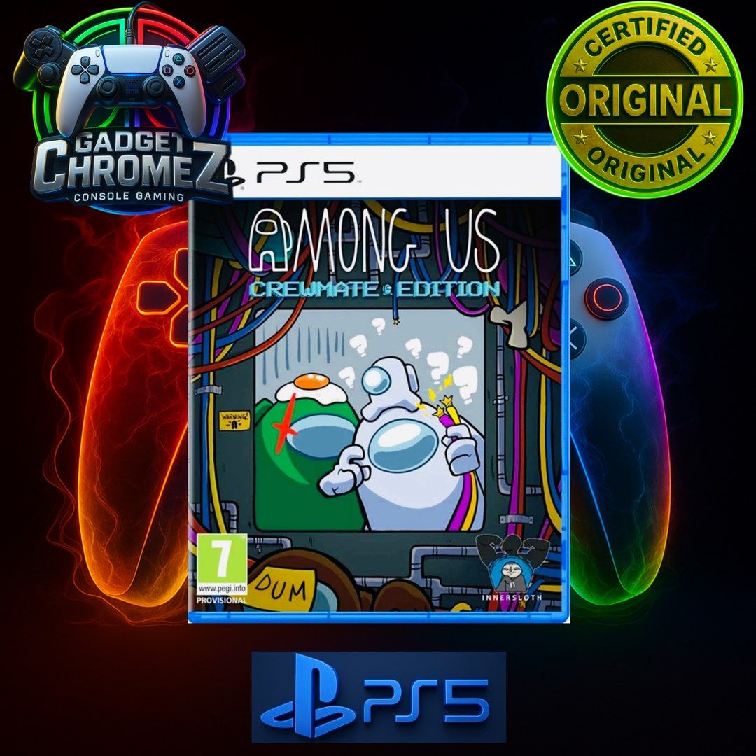 Among Us: Crewmate Edition | PS5 Game | BRANDNEW (Category: PlayStation) located in San Jose del Monte. Submitted by gadget_chromez (Listing ID 1335685253, Image 1). Description: AMONG US: CREWMATE EDITION BRANDNEW / SEALED Physical Game (Disc/Cart) Safely packed with 2 layers of thick bubble wrap for maximum protection upon shipping out..