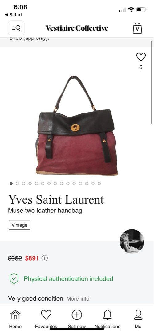 Authentic Ysl muse (Category: Luxury Bags & Wallets) located in Mambajao. Submitted by ckali (Listing ID 1386882426, Image 1). Description: Authentic money back no major issue Japan source.