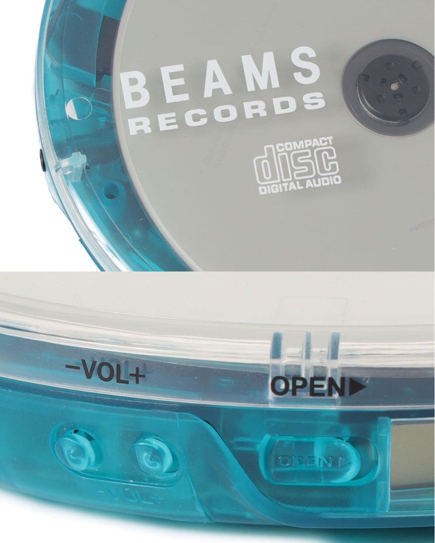 可代訂】日本BEAMS RECORDS CLEAR PORTABLE CD PLAYER, 音響器材
