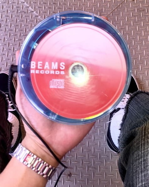BEAMS RECORDS Clear Portable CD Player Beams Limited KM5