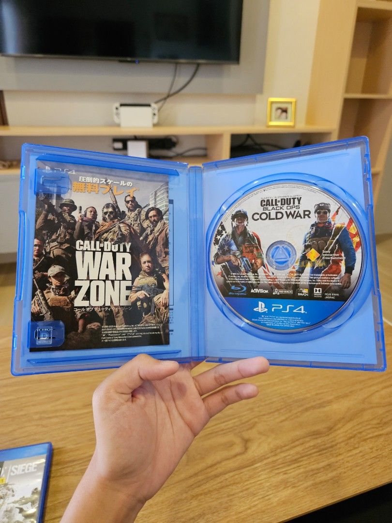 Call of Duty Black Ops Cold War (Category: PlayStation) located in Las Pinas. Submitted by carinooo.com (Listing ID 1386828547, Image 1). Description: Hi there! Selling my preloved Call of Duty cold war. Don't want to sell, however I need the money urgently. 🌿 The disc is in great working condition, Bought in Japan so just the settings are in Japanese, dialogue is in English. 🤝 We can deal through Gcash, Maya or Bank Transfers, whichever is mos