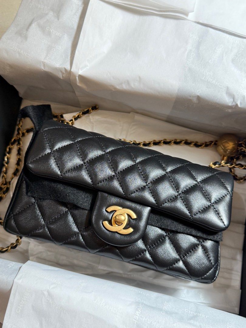 Chanel mini rectangular flap bag (Category: Bags & Wallets) located in Singapore. Submitted by meiii1122 (Listing ID 1386877613, Image 3). Description: Opened to check the condition. Haven’t use it. Selling cause personal reasons. Full set with box, dust bag etc. Interested PM me. Bought in Singapore 2025, retail price $8370.