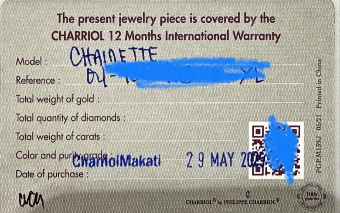 Charriol bracelet Original with Rustan's OR (Category: Bracelets) located in Paranaque City. Submitted by bbb25 (Listing ID 1386962735, Image 2). Description: Brand new, bought from Rustan's Makati. With box, warranty card, etc and OR. This is the Large size..