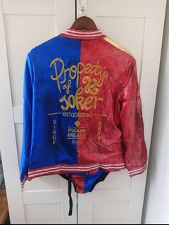 $60 Cosplay小丑女套裝 (包括外套、下身和手套、金色假髮）64216421027713110