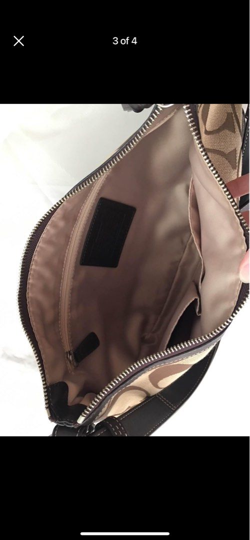 Couch (Category: Bags & Wallets) located in Johor Bahru. Submitted by poemrain521 (Listing ID 1386917169, Image 3). Description: Coach Shoulder Bag ✨ Preloved, in good condition ✨ Compact yet spacious for daily essentials ✨ Timeless design, easy to match with any outfit.