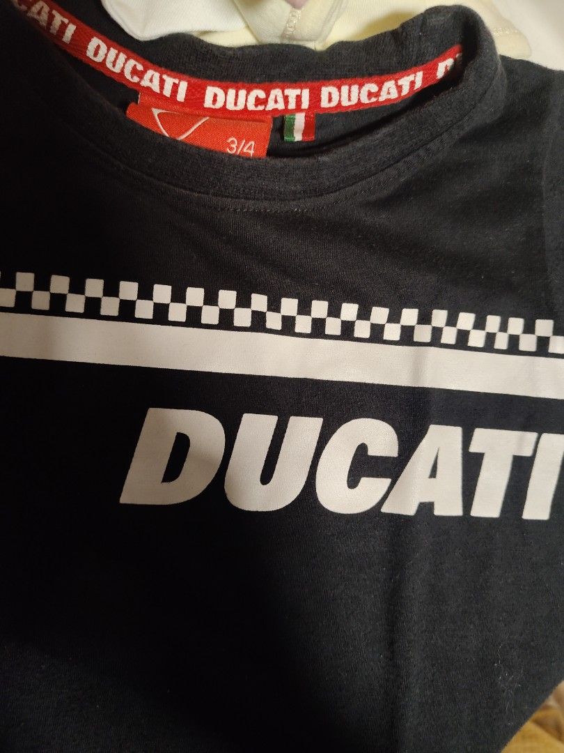 Ducati kids shirt 3-4y (Category: Babies & Kids Fashion) located in Manila. Submitted by anyushka (Listing ID 1386901583, Image 2). Description: used.