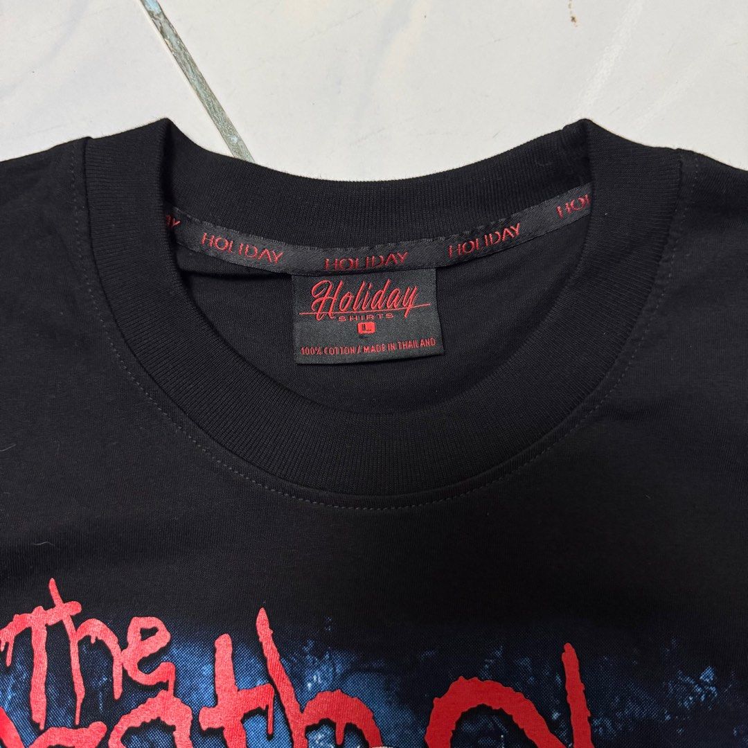 Eminem "Slim Shady" Rap Tee (Category: Tshirts & Polo Shirts ) located in Balanga. Submitted by thefabulouscatalog (Listing ID 1386813649, Image 3). Description: Dimes: 22.5x30 Holiday tag Size L No issue All items are Negotiable. Just pm me mga boss/madam 🙏.